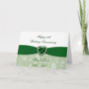 Buscar 55 o tarjetas de aniversario Esmeralda