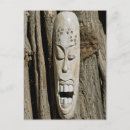 Buscar máscara africana postales Africano