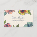 Buscar hawaiano tarjetas de visita Floral
