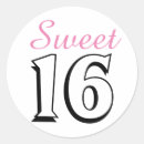Buscar dulce 16 pegatinas 16 º cumpleaños