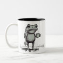Buscar sapo del dibujo animado tazas Rana divertida