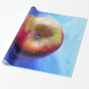 Buscar manzana roja papel de regalo Rojo