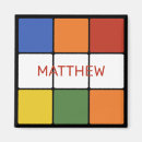 Buscar forma cuadrada imanes Blanco negro