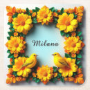 Buscar marco floral posavasos Para todos