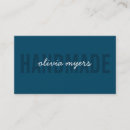 Buscar handmade tarjetas de visita Pequeña empresa