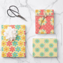 Buscar retro amarillo papel de regalo Para ella