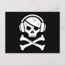 Buscar banderas cruzadas postales Cráneo