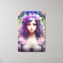 Buscar mujer hermosa lienzos Vintage