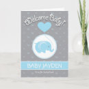 Buscar azul tarjetas enhorabuena de bebe Gris