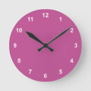 Buscar lila relojes de pared Violeta
