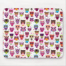 Buscar búho del dibujo animado alfombrillas de raton Colección