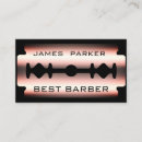 Buscar razor tarjetas de visita Barbero