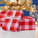 Buscar buffalo plaid papel de regalo Rojo