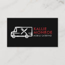 Buscar truck tarjetas de visita Catering