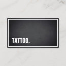 Buscar tatuaje tarjetas de visita Minimalista
