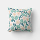 Buscar flores delicadas cojines Verde