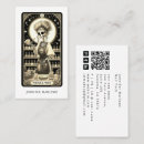 Buscar carta tarot de tarjetas de visita Místico