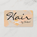 Buscar fondo abstracto tarjetas de visita Estilista de pelo