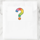 Buscar signo de interrogación pegatinas Divertido