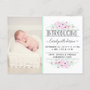 Buscar verde menta invitaciones Recién nacido