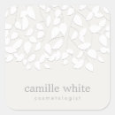 Buscar grabado en relieve pegatinas Blanco