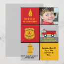 Buscar del coche bomberos invitaciones de cumpleaños Niño