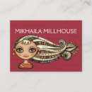 Buscar diva tarjetas de visita Mujer
