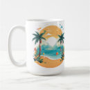 Buscar luz del sol tazas Palmera
