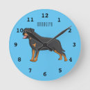 Buscar rottweiler relojes de pared General y unisex