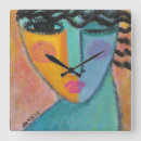 Buscar cara divertida relojes de pared Único