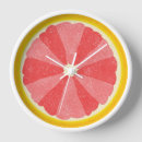 Buscar fruta cítrica relojes de pared Pomelo
