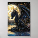 Buscar iluminado por la luna posters Noche