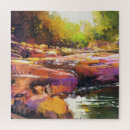 Buscar paisaje del otoño puzzles Cascada