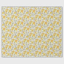 Buscar narcisos papel de regalo Amarillo