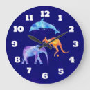 Buscar canguro relojes de pared Vida salvaje