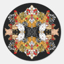 Buscar pollos divertidos pegatinas Dibujado a mano