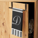 Buscar rayas grises paños de cocina Monograma