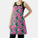 Buscar rosa del fucsia delantales Patrón floral