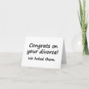 Buscar fiesta del divorcio tarjetas Tarjeta de divorcio