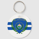 Buscar el salvador llaveros Escudo de armas
