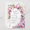 Buscar watercolor floral invitaciones Prometida