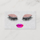 Buscar pink lips tarjetas de visita Maquillaje