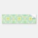 Buscar verde amarillo pegatinas parachoque Flor