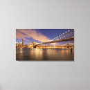 Buscar puente de brooklyn lienzos Noche