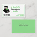 Buscar teddy bear tarjetas de visita Niñera