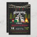 Buscar el glamping invitaciones Para niños