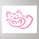 Buscar gato sonriente posters Divertido