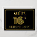 Buscar décimosexto aniversario invitaciones General y unisex