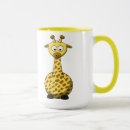 Buscar jirafa del dibujo animado tazas Jirafas