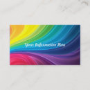 Buscar remolinos tarjetas de visita Arco iris